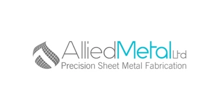 Allied Metal Ltd. logo, precision sheet metal fabrication.