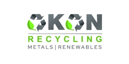 Okon Recycling, Metals and Renewables logo.